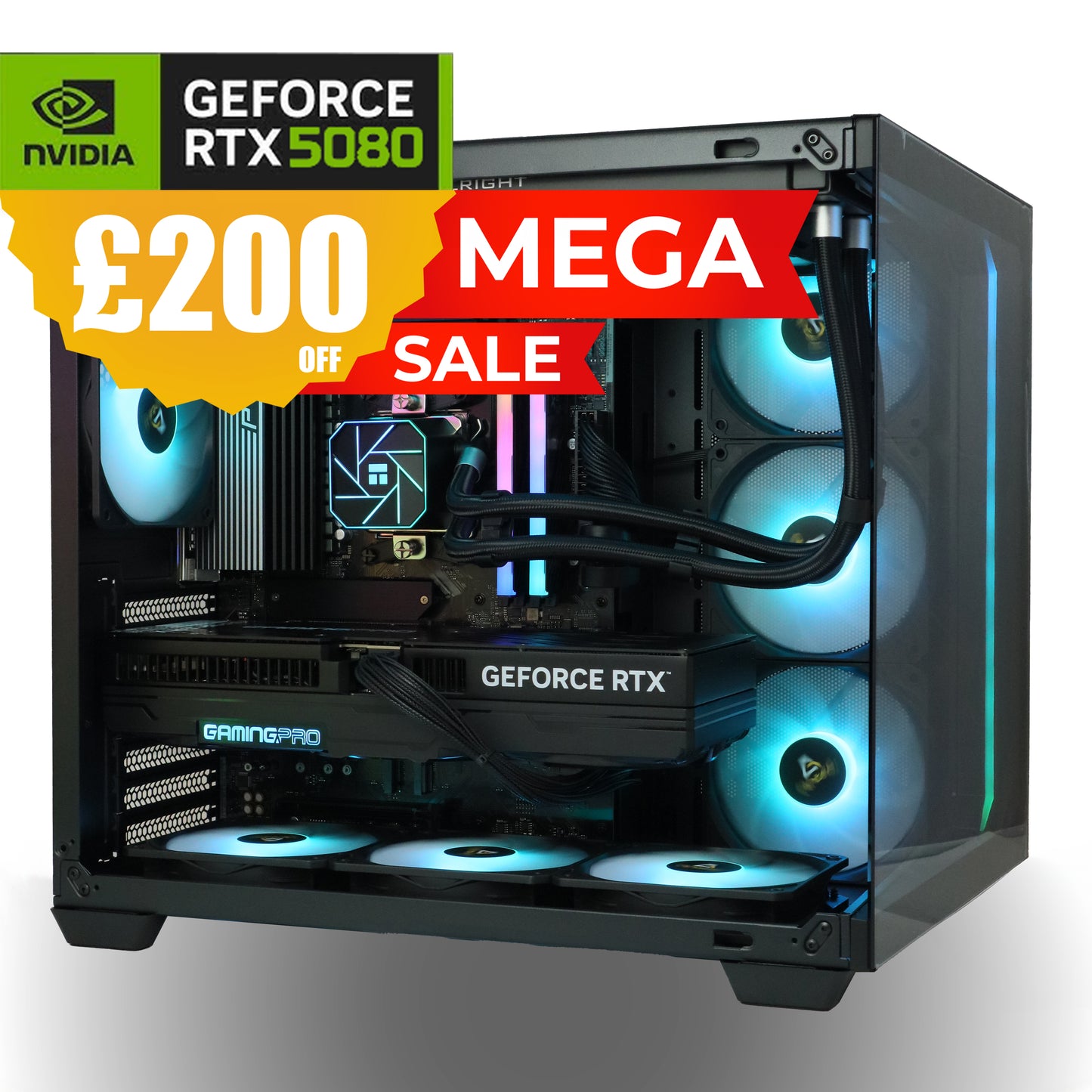 ELECTRO - STAR - Ryzen 7 9800X3D / 32GB RAM / RTX 5080 Gaming PC